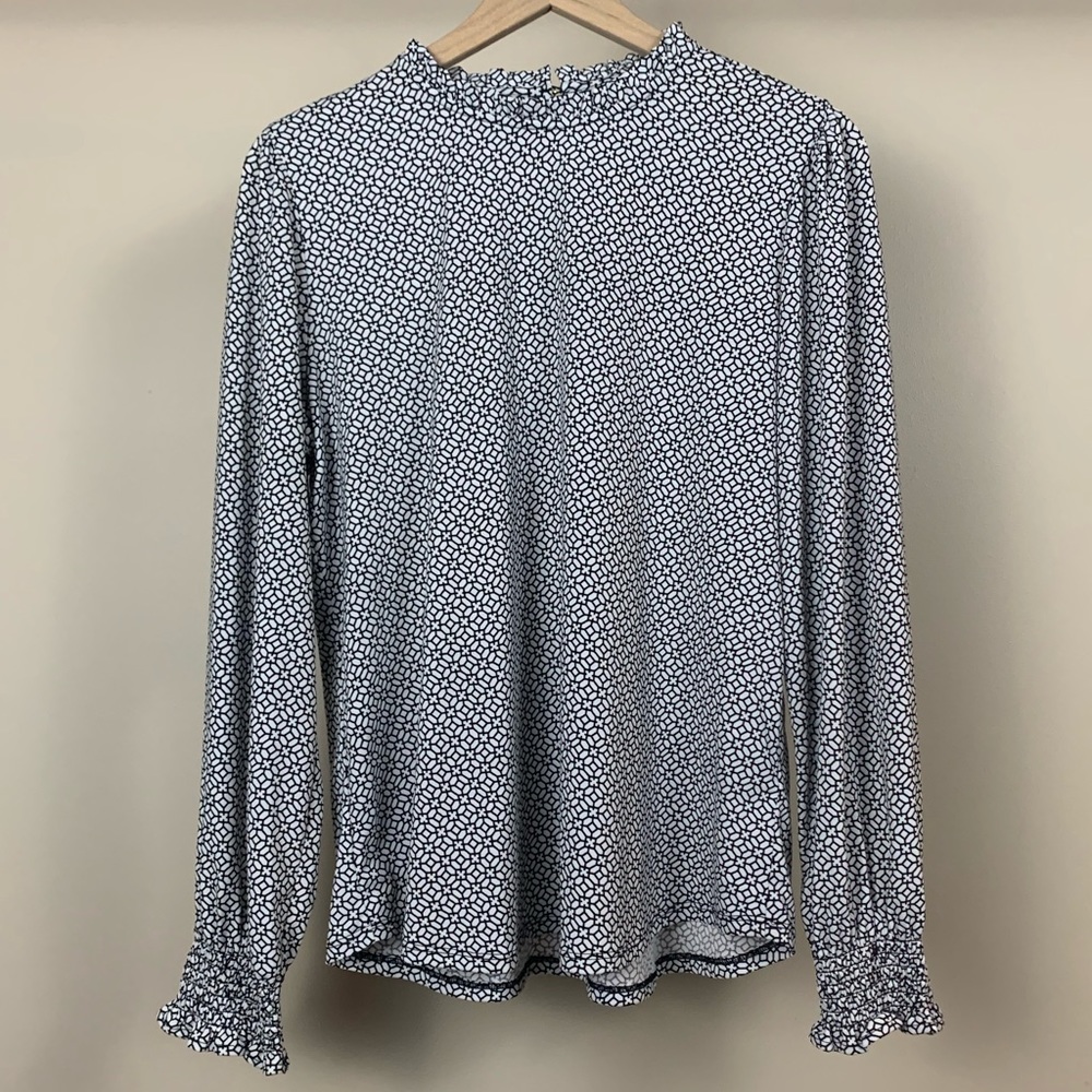 Adrianna Papell - High Neck Blouse - Long Sleeve